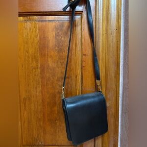 Small Black Leather Shoulder Bag